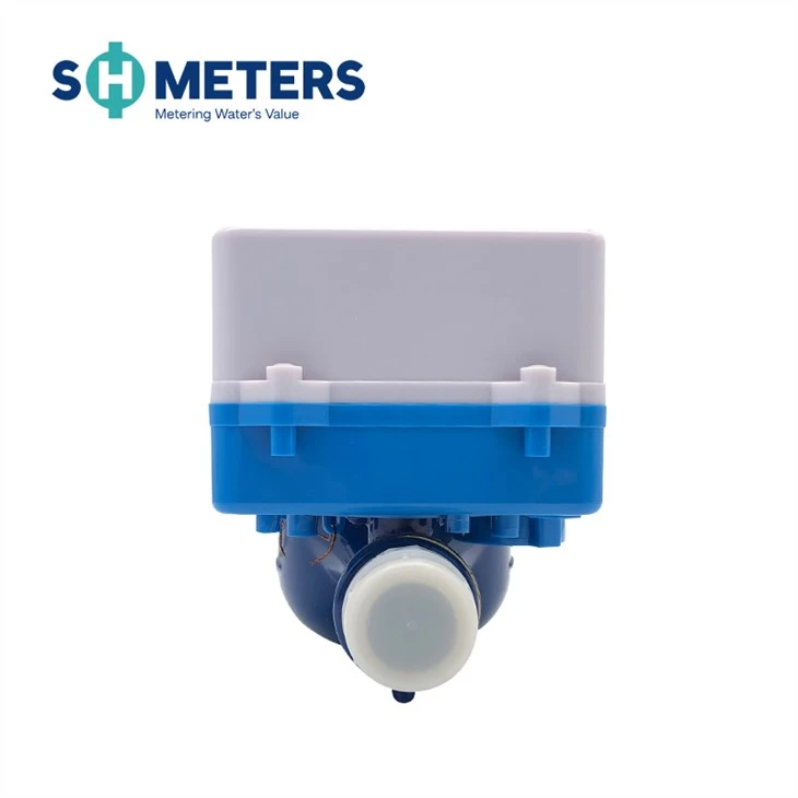 Brass Water Meter Body Dry Dial, Ball Valve IC Card Smart Digital 20 mm Prepaid Water Meters Card Reader