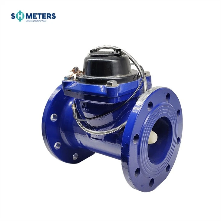 Cast Iron Irrigation Woltman Type Water Meters Pulse Sensor