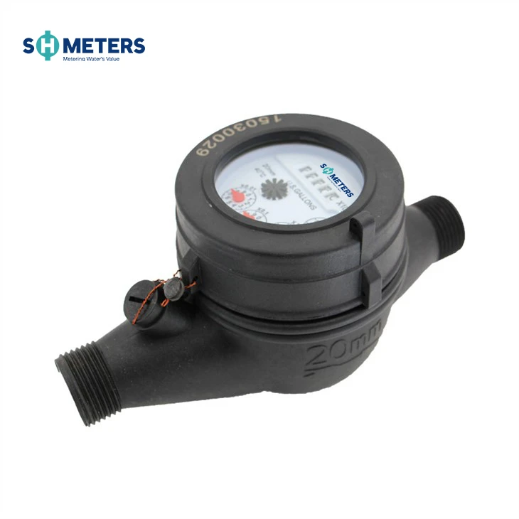 DN15mm-DN50mm Class C R200 Plastic Multi Jet Water Meter