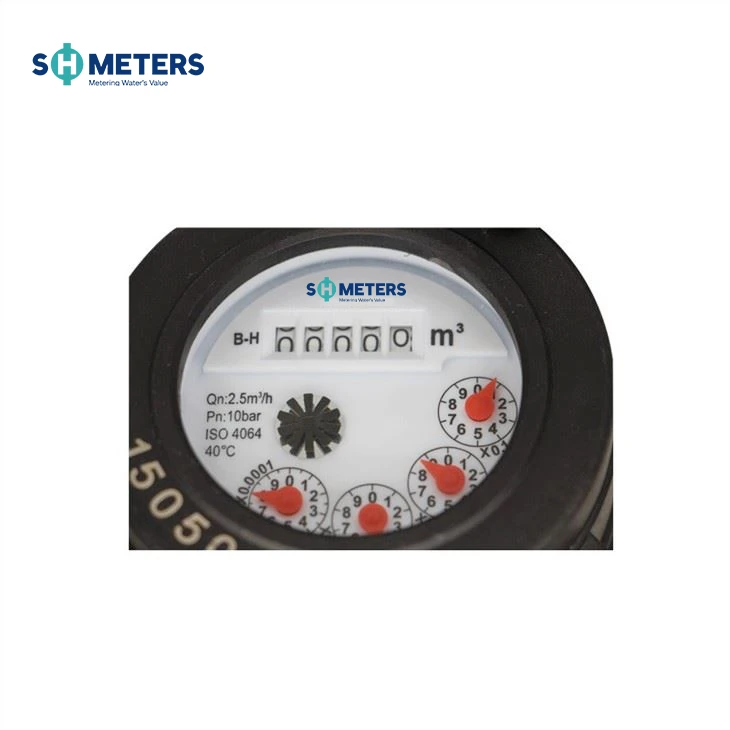 DN15mm-DN50mm Class C R200 Plastic Multi Jet Water Meter