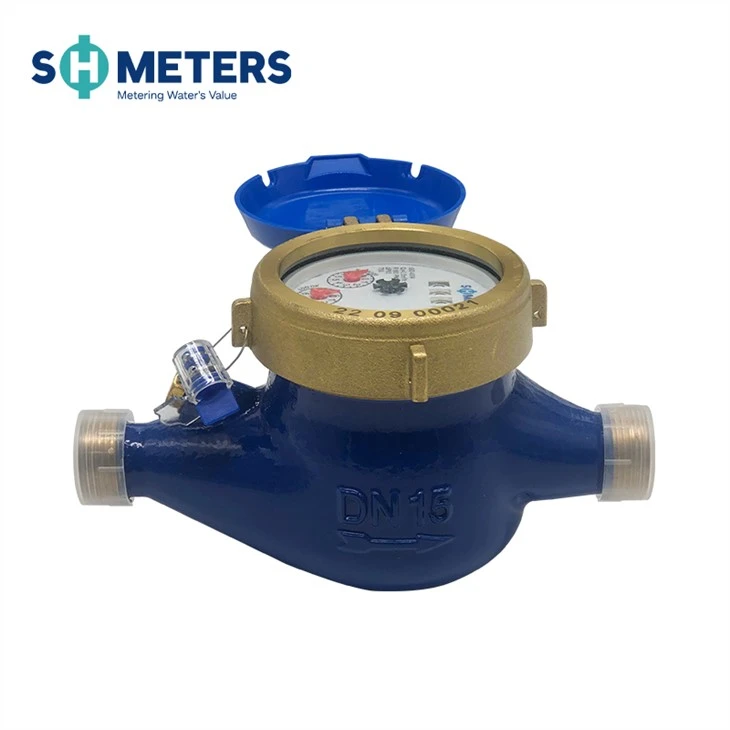 R200 Class C Multi-jet Vane Wheel Water Meter Brass Body